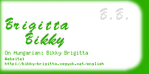 brigitta bikky business card